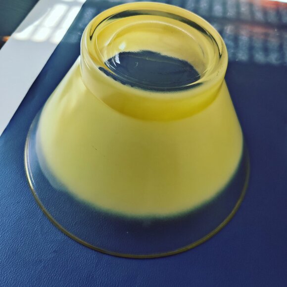 Blendo Vtg Glass Salad Bowl by West Virginia Specialty Glass Co c1950-1960 - Picture 8 of 8